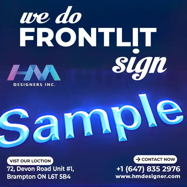 Frontlit Signs – Custom Design & Installation