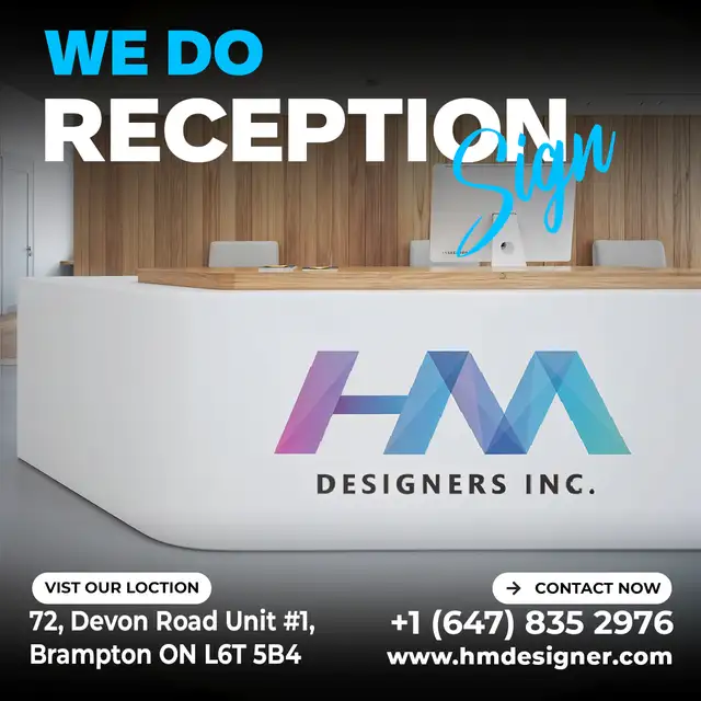 Reception Signs – Professional Custom Designs