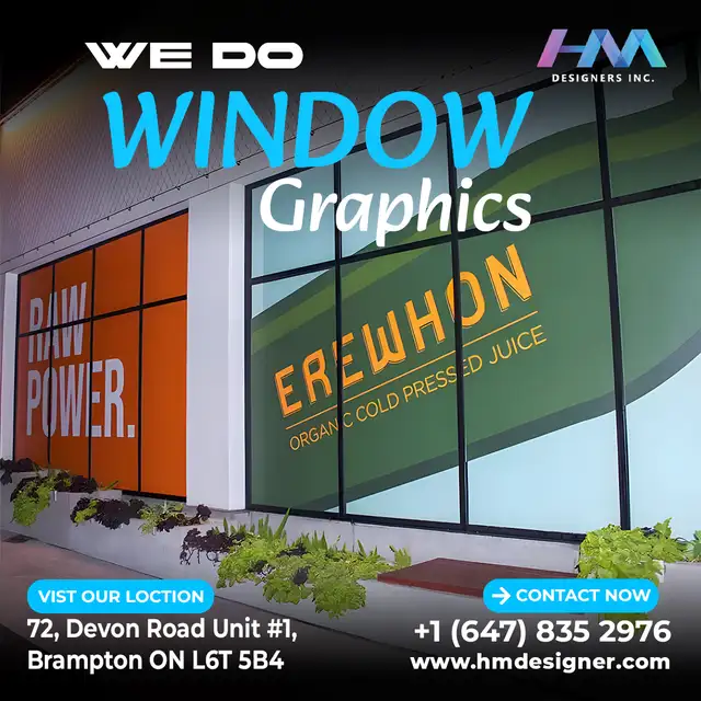Window Graphics – Custom Design & Installation
