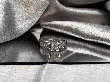 14KT White Gold Princess Cut 1CT Diamond Ring $1345 - Photo 8