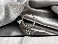 14KT White Gold Princess Cut 1CT Diamond Ring $1345 - Photo 10