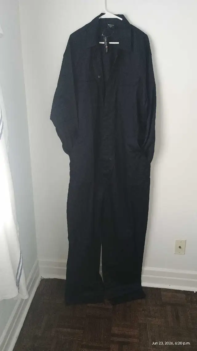 NEW work overalls, downtown