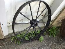 VINTAGE STEEL WAGON WHEELS - Photo 3