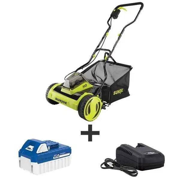 Sun Joe 24 V 15-in Cordless Electric Lawn Mower