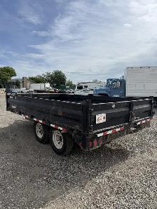 8x14 Dump Trailer Rental Calgary – 14K Hydraulic Lift - Photo 2