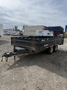 8x14 Dump Trailer Rental Calgary – 14K Hydraulic Lift - Photo 4