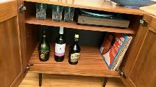 Mid century MODULAR TECK TEAK Buffet, console table, bar, bahut - Photo 6