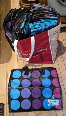 8 INSULATED THERMAL DELIVERY BAGS – UBER EATS / DOORDASH – $15