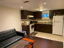 one bedroom basement for rent