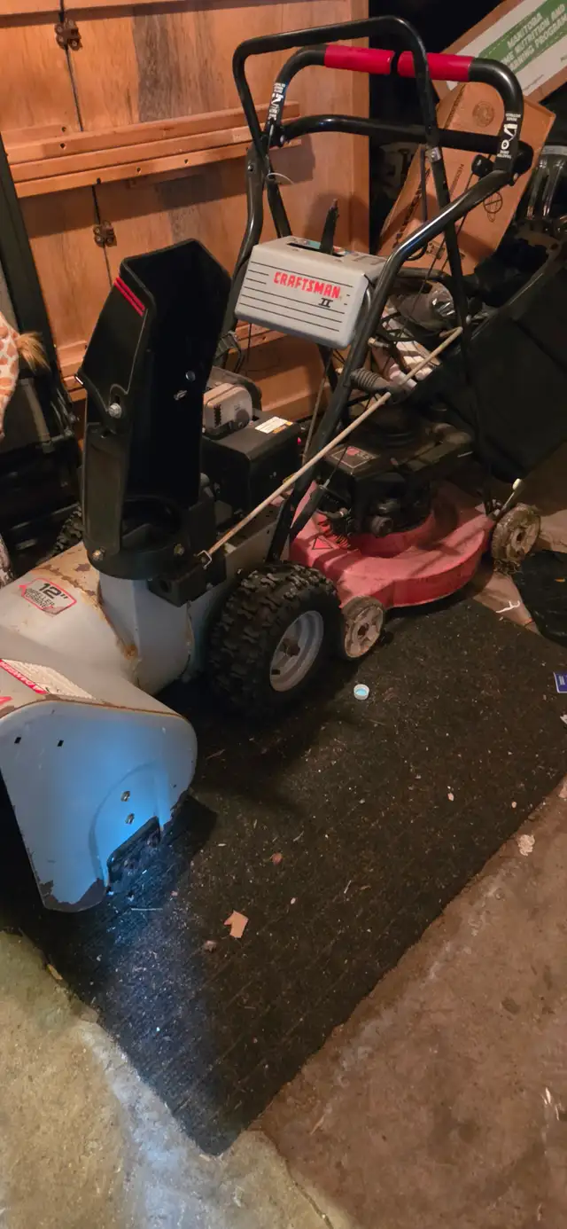 Snow blower and lawnmower
