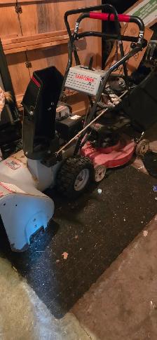 Snow blower and lawnmower