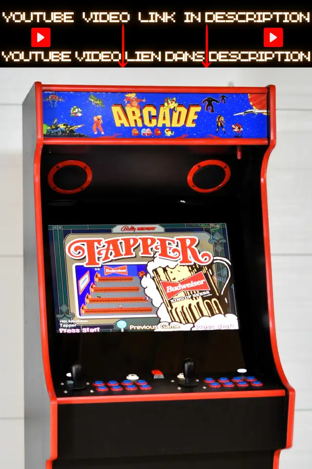 Multigame arcade machine