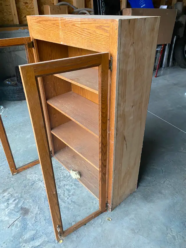 GLASS FRONT CABINET FOR SALE