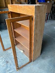 GLASS FRONT CABINET FOR SALE
