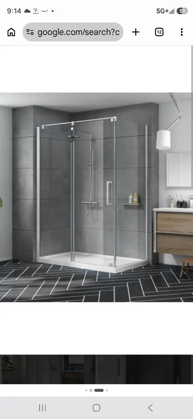 32' x60' frameless shower door kit. Ove Eilat