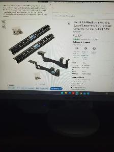 5th Wheel Hitch, Frame Mount (New) and Box Rails (New)