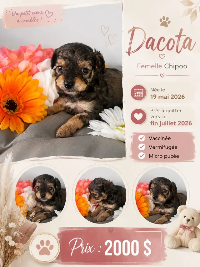 magnifique chiot