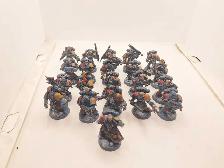 Warhammer 40k 20 firstborn space wolves battle ready painted