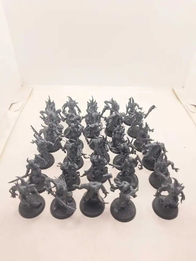Warhammer 40k 30 assembled Deathguard Poxwalkers Unpainted