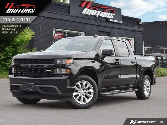 2021 Chevrolet Silverado 1500 4x4 Crew Cab 147' Custom | BACKUP