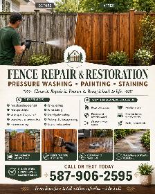 DECK & FENCE REPAIR WITH PRESSURE WASHING SERVICES