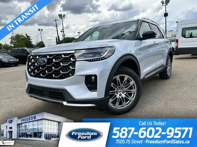 2026 Ford Explorer Platinum | 360 Cam | Heated Steering Wheel