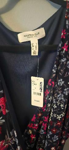 Robe longue neuve gr 1 xl bleu marin fleury 80$ - Photo 2