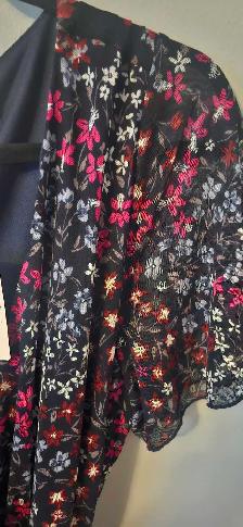 Robe longue neuve gr 1 xl bleu marin fleury 80$ - Photo 3