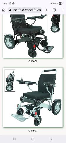 Electric wheelchair folding traveler - Photo 4