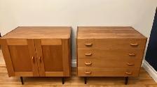 Mid century MODULAR TECK TEAK Buffet, console table, bar, bahut - Photo 4