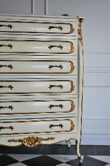 Antique French Tall Dresser - Photo 7