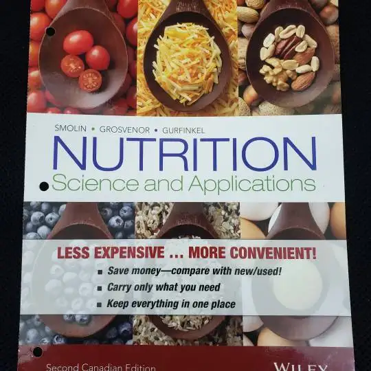 Nutrition 2nd Canadian Edition by Lori A. Smolin 9781119045519