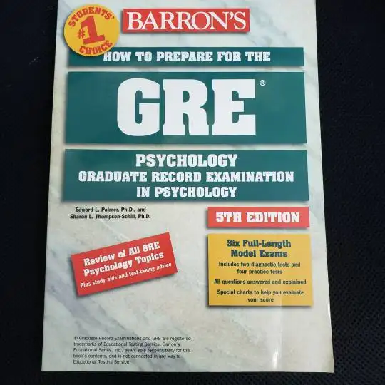 Barron's How to Prepare for the GRE 5th Edition 9780764117046