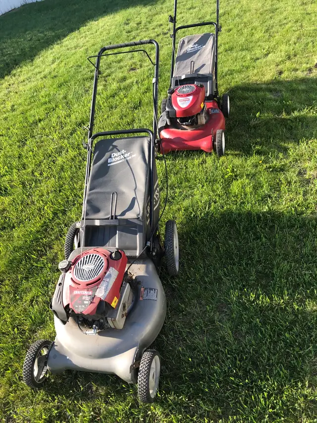 2 Craftman lawn mowers