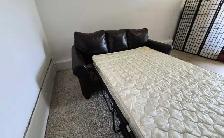 FREE DELIVERY 3 Seater Leather Pullout Sofabed Sofa / Couch - Photo 9