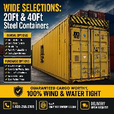 Steel Shipping Containers / RENTAL / SALES Available