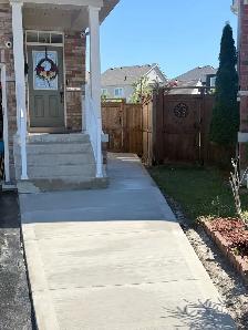 concrete driveway extension - Photo 3