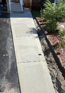 concrete driveway extension - Photo 4
