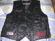 Vintage Leather Bikers Vest