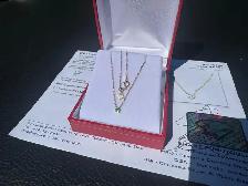 #852 -18", 18kt Yellow Gold, 1/3ct Diamond Necklace w/ Appraisal