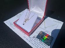 #852 -18", 18kt Yellow Gold, 1/3ct Diamond Necklace w/ Appraisal - Photo 3