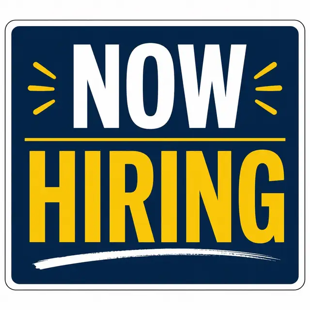 Now hiring