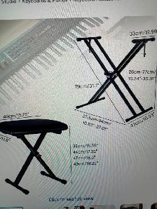Electronic keyboard player with stand and bench. Full 88 keys. - Photo 3