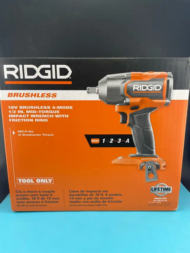 RIDGID 1/2" Impact Wrench R86012B