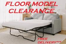 FLOOR MODEL PULL-OUT PREMIUM SOFA BED WITH POCKET COIL MATTRESS