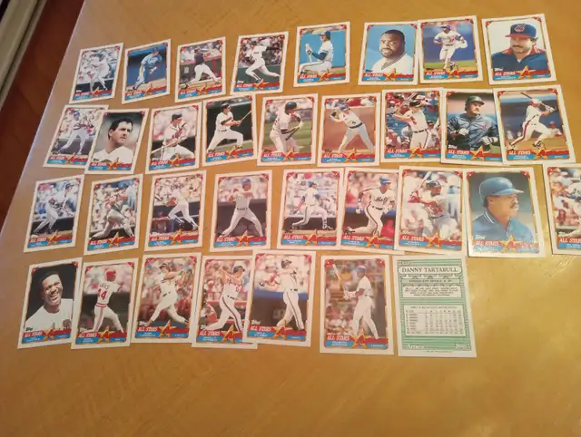 Carte Baseball Ames Topps 1990 All Star Série 33cartes200626-947