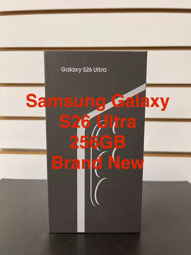 Samsung Galaxy S26 Ultra 256GB Black Brand New