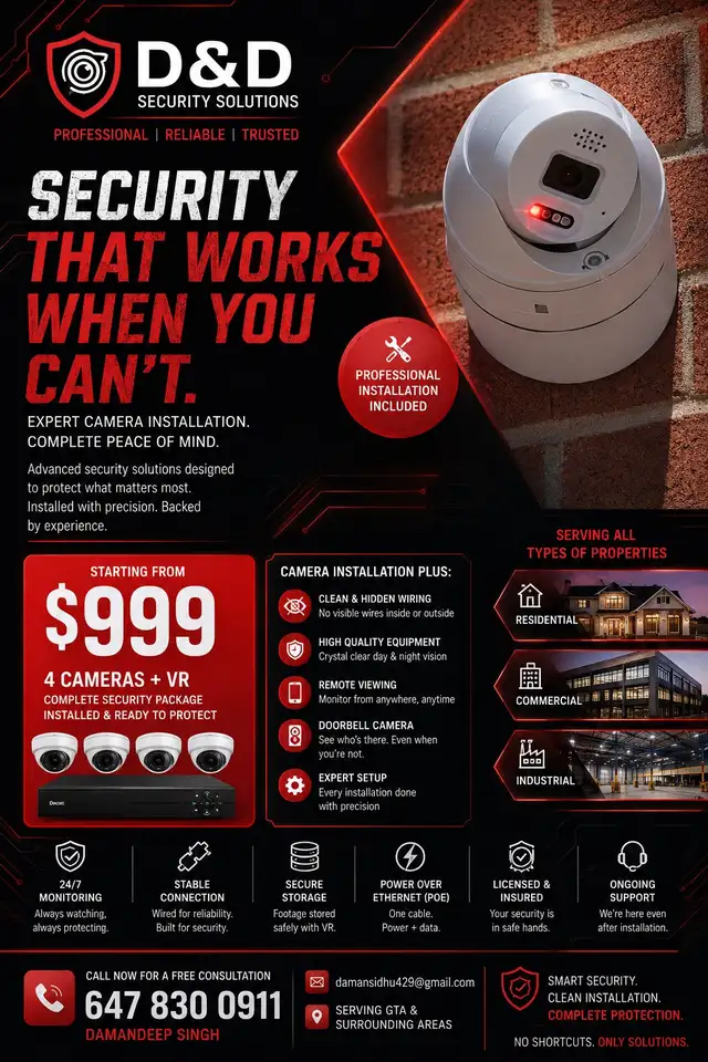 cameras install