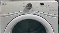 Shiny White Whirlpool Dryer (D7262) WITH DELIVERY - Photo 2