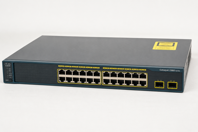 Cisco WS-C2960-24PC-S Catalyst 24-Port PoE Managed Switch